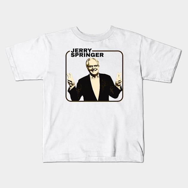 Jerry Springer - vintage memories Kids T-Shirt by HANASUISI